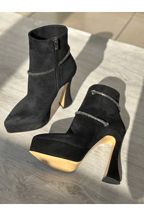 بوت / نیم بوت مشکی زنانه جیر SHOEBOURNE - کد 887628556