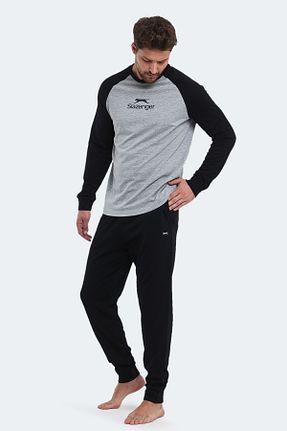 ست لباس راحتی طوسی مردانه ساده Slazenger - کد 823795137