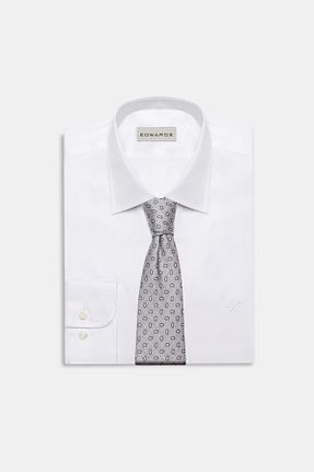 کراوات طوسی مردانه مودال Edwards - کد 764003886