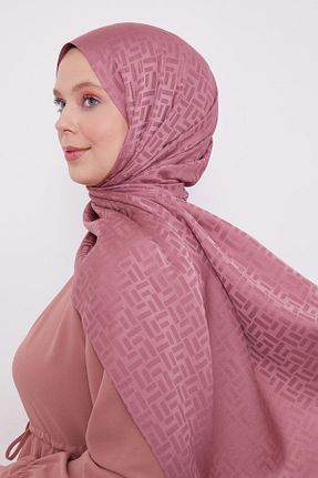 شال صورتی زنانه پنبه ای Levidor - کد 887634447