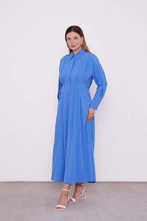 لباس حجاب سرمه ای زنانه 3/4 Boy Levidor - کد 887636020