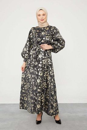 لباس حجاب مشکی زنانه 3/4 Boy Levidor - کد 887635809