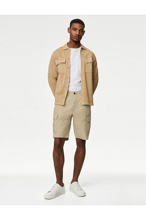 شلوارک و برمودا زرد مردانه رگولار Marks & Spencer - کد 835589760