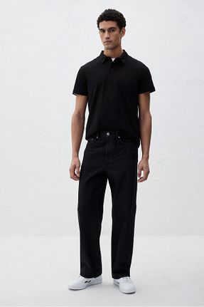 پولوشرت مشکی مردانه جرسی H&M - کد 854148847