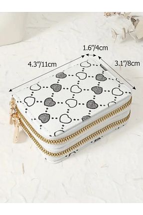 کیف پول سفید زنانه ابعاد کوچک DOODLE - کد 887677852