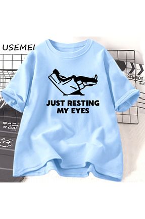 تیشرت آبی مردانه Relaxed Drippy - کد 887685925