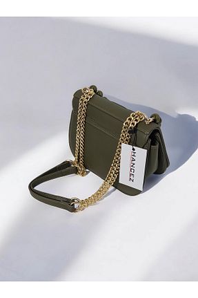 کیف دستی خاکی زنانه ابعاد بزرگ hancez - کد 888125429