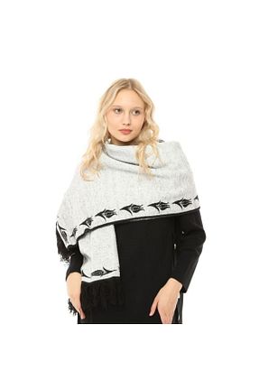 پانچو حجاب بژ زنانه تریکو MODA - کد 887702728