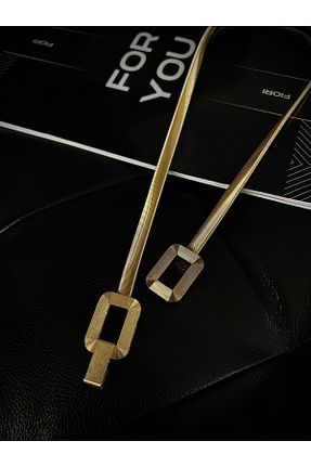 کمربند طلائی زنانه زنجیر Fiori - کد 887716107