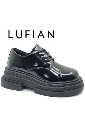 کفش اسنیکر مشکی زنانه بند دار Lufian - کد 887480572