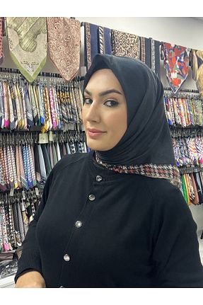 روسری مشکی پنبه ای locella - کد 887718359