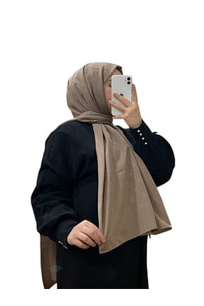 شال قهوه ای زنانه پلی استر Aker - کد 828072746