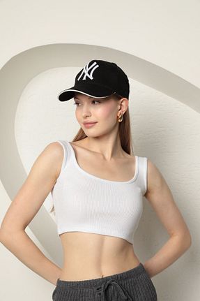 بلوز سفید زنانه ساده Kaktüs - کد 887717036