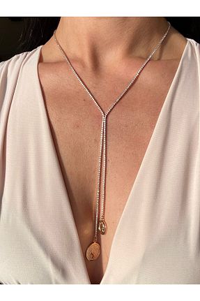 گردنبند استیل ( فولاد ) طلائی زنانه استیل ضد زنگ Atelier Licia - کد 887599663