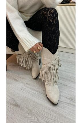 چکمه بژ زنانه جیر by emine eren emotion shoes - کد 887727697