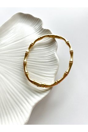 دستبند استیل (فولاد) طلائی زنانه استیل (فولاد) Venüs Accessory - کد 763581509