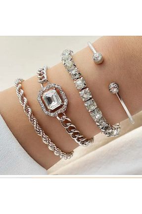 دستبند جواهر زنانه زیرکن asya bijuteri - کد 886886104