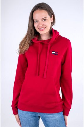 سوئیشرت زرشکی زنانه نقش دار / کار شده Tommy Hilfiger - کد 887760215