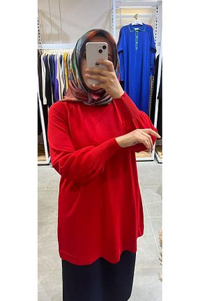 تونیک قرمز زنانه جین Nuss - کد 887758454