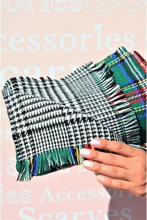 روسری رنگی پنبه ای Sacce Scarves&Accessories - کد 299788364