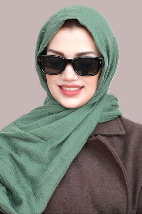 شال سبز زنانه پنبه ای Sacce Scarves&Accessories - کد 832023876