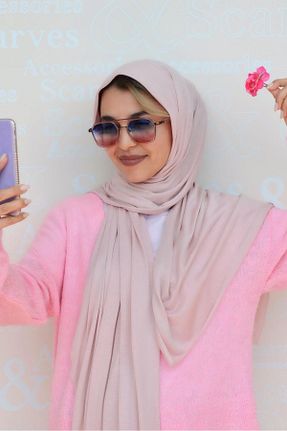 شال صورتی زنانه ویسکون Sacce Scarves&Accessories - کد 824940448