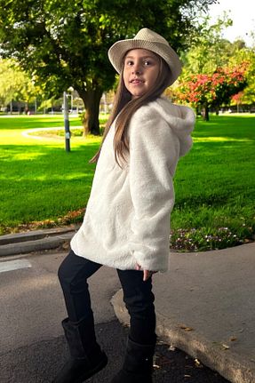 کاپشن سفید بچه گانه اسلیم فیت LEON CLUB - کد 817538022