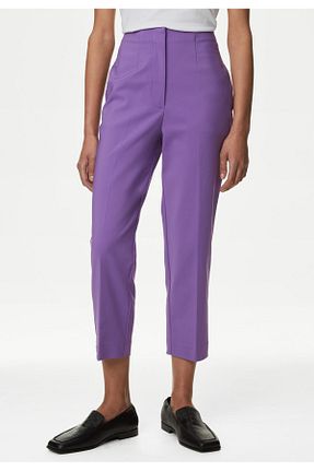 شلوار بنفش زنانه پنبه ای Marks & Spencer - کد 836405310