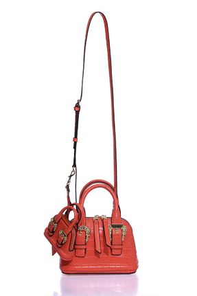 کیف دوشی نارنجی زنانه چرم مصنوعی VERSACE JEANS COUTURE - کد 634489553