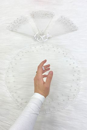 عقد و عروسی و حنابندان سفید ZEYMERADE - کد 882041602