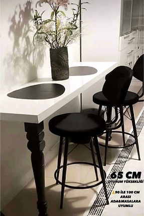 صندلی آشپزخانه مشکی فلزی Sandalye Shop - کد 469506662