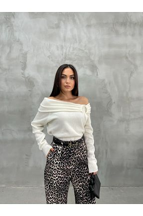 شلوار قهوه ای زنانه پارچه TİSHOOSTORE - کد 867345969