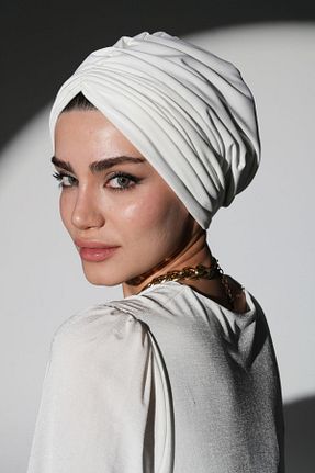 کلاه شنای حجاب سفید زنانه Ambargo - کد 887925326