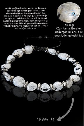 گردنبند جواهر سفید زنانه سنگ Erilsa - کد 864506990