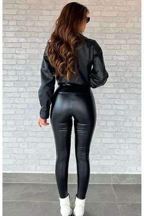 ساق شلواری مشکی زنانه الاستین VENÜS MODA by Pınar - کد 887974384