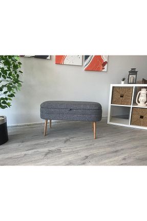 پوف و نیمکت طوسی 35 x 90 argedemo - کد 888002053