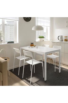 میز ناهار خوری سفید ثابت IKEA - کد 812126449
