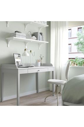 میز تحریر طوسی 83 سانتی متر IKEA - کد 815910889