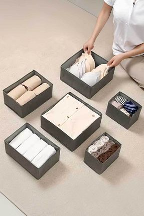نظم دهنده کمد طوسی 1 پارچه Serstil - کد 289321091