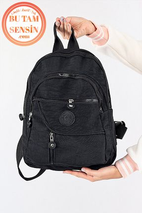 کوله پشتی مشکی زنانه سایز متوسط Bu Tam Sensin - کد 857526140