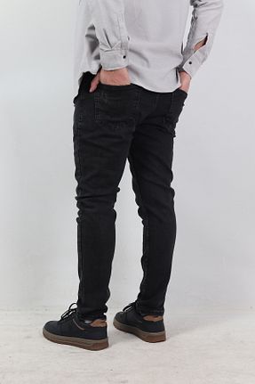 شلوار جین طوسی مردانه رگولار Ofzensport - کد 885763392