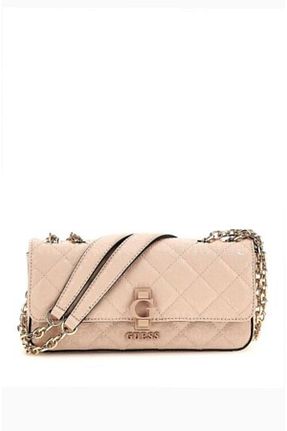 کیف دوشی سرمه ای زنانه چرم مصنوعی Guess - کد 886156175