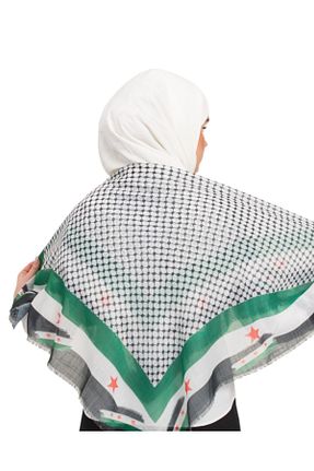 روسری رنگی پلی استر Zaytoon - کد 888116975
