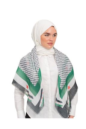 روسری رنگی پلی استر Zaytoon - کد 888116975