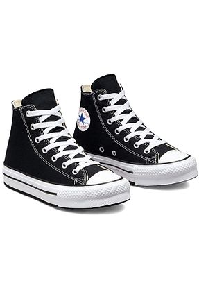 کفش اسنیکر مشکی زنانه بند دار Converse - کد 888123915