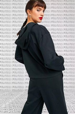 سوئیشرت اسپرت مشکی زنانه گشاد Nike - کد 777334637