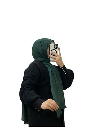 شال سبز زنانه پنبه پلی استر Emproyal - کد 888137632