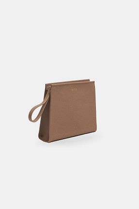 کیف دوشی بژ زنانه چرم مصنوعی Setre - کد 832763270