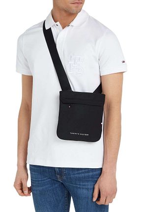 کیف دوشی مشکی مردانه Tommy Hilfiger - کد 815483595
