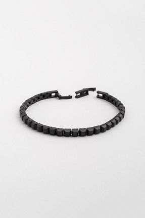 دستبند استیل (فولاد) مشکی مردانه استیل (فولاد) So Chic - کد 888152896
